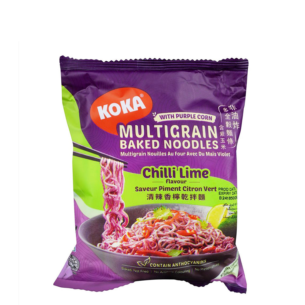 Koka Multi Grain Baked Noodles Chilli Lime 70g